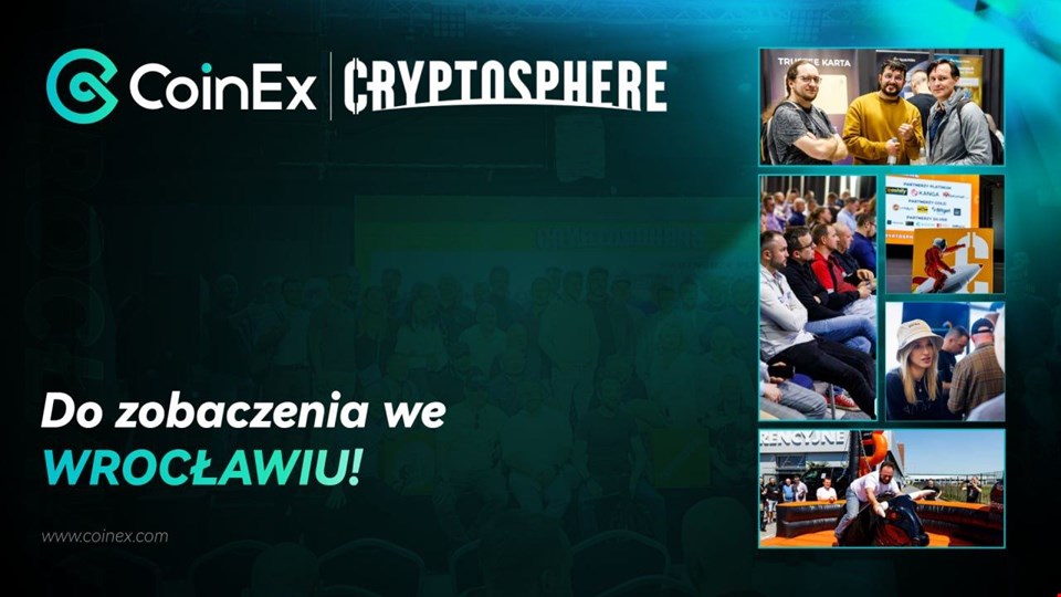 CoinEx weźmie udział jako złoty sponsor w CryptoSphere 2024